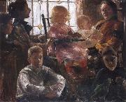Lovis Corinth The Family of the Painter Fritz Rumpf France oil painting artist